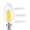 Luxrite B11 LED Light Bulbs 5W (60W Equivalent) 550LM 3000K Soft White Dimmable E12 Candelabra Base 16-Pack LR21594-16PK